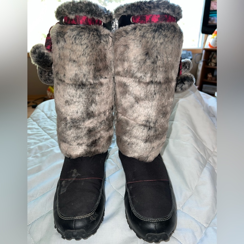 Timberland Women's Tall Faux Fur Boot - Picture 1 of 13